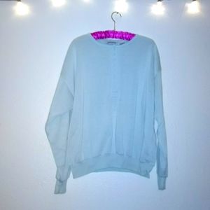 Favorites Vintage Quarter Button Sweatshirt